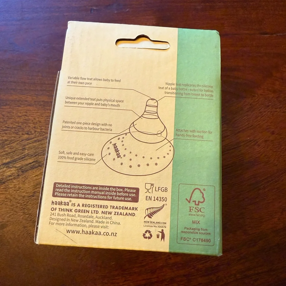Haakaa Silicone Nipple Shield 2pc set